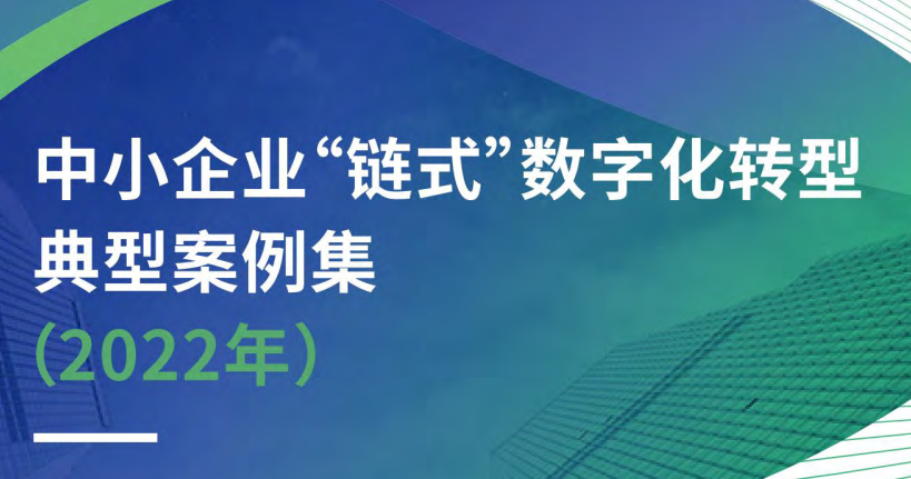 中小企业“链式”数字化转型典型案例集（2022年）