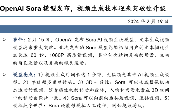 OpenAI Sora模型发布，视频生成技术迎来突破性升级