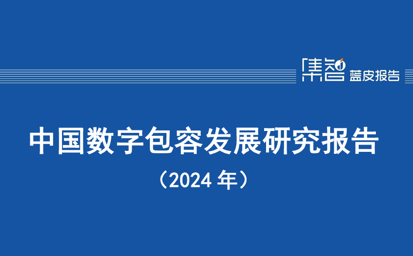 中国数字包容发展研究报告（2024年）