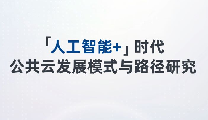 2024人工智能+时代公共云发展模式与路径研究报告