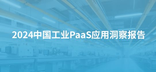 2024中国工业PaaS应用洞察报告