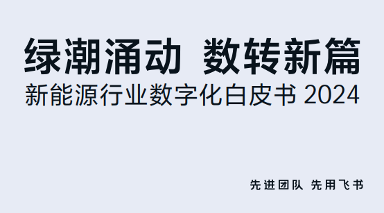 2024年新能源行业数字化白皮书