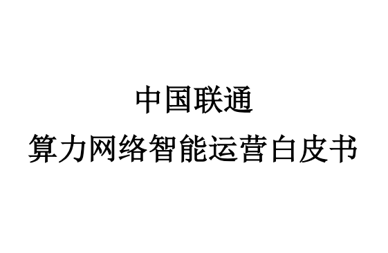 2024算力网络智能运营白皮书