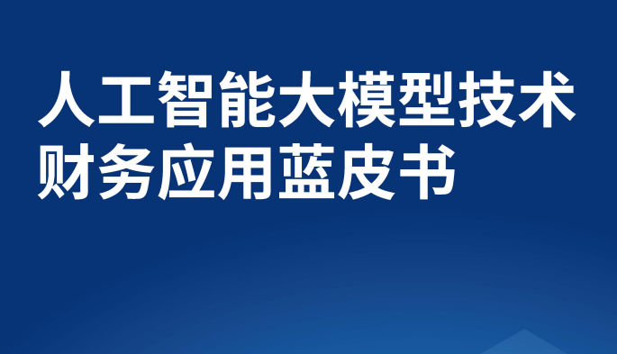 2024年人工智能大模型技术财务应用蓝皮书