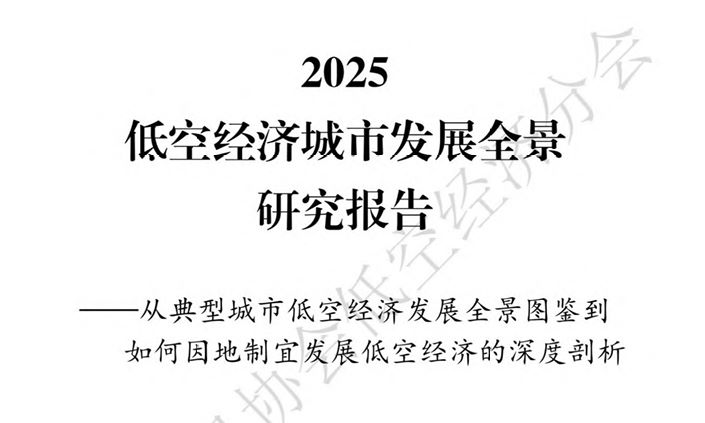 2025低空经济城市发展全景研究报告