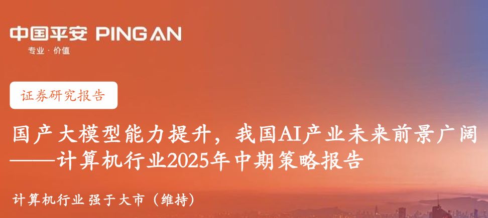 2025国产大模型产业前景报告
