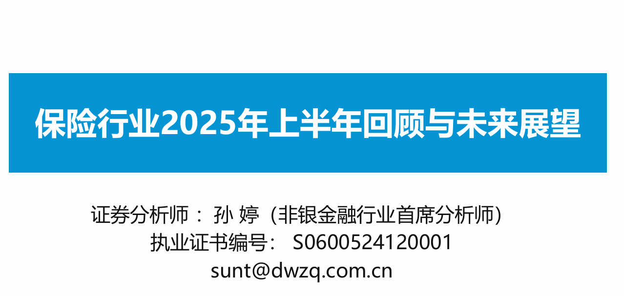 保险行业2025年上半年回顾与未来展望