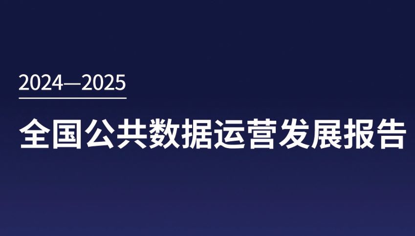 全国公共数据运营发展报告（2024-2025）