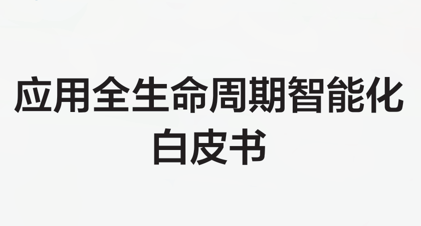 2025年应用全生命周期智能化白皮书