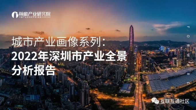 2022年深圳市产业全景分析报告