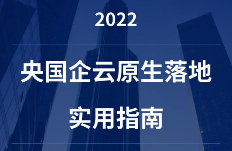 2022央国企云原生落地实用指南