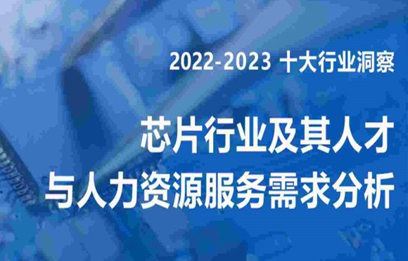 2022-2023芯片行业及其人才与人力资源服务需求分析报告