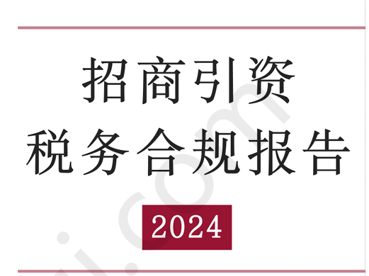 2024招商引资税务合规报告