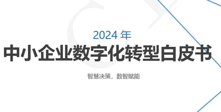 2024年中小企业数字化转型白皮书