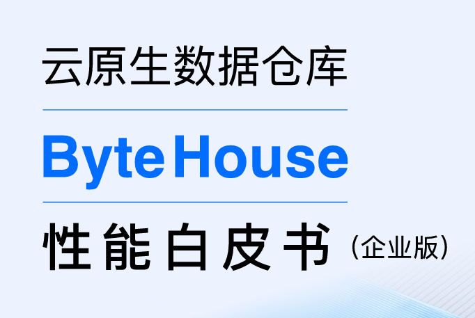 2024云原生数据仓库ByteHouse性能白皮书（企业版）