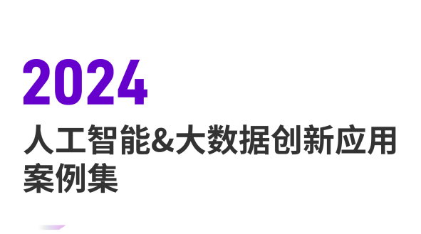 2024人工智能&大数据创新应用案例集