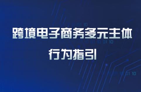 2024跨境电子商务多元主体行为指引