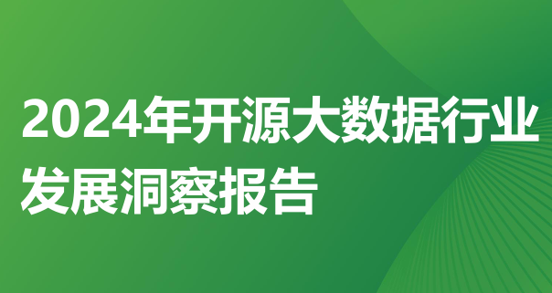 2024年开源大数据行业热点洞察报告