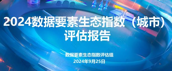 2024年数据要素生态指数（城市）评估报告