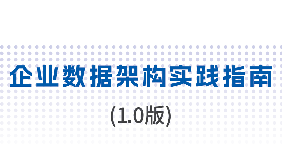 企业数据架构实践指南（1.0版）