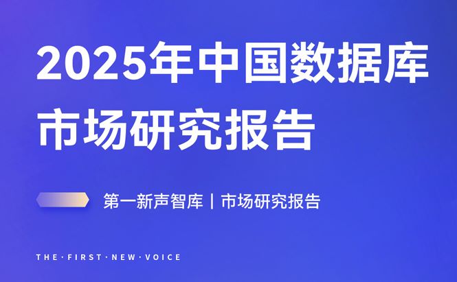 2025年中国数据库市场研究报告