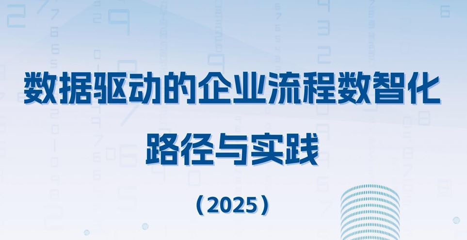 数据驱动的企业流程数智化路径与实践（2025）