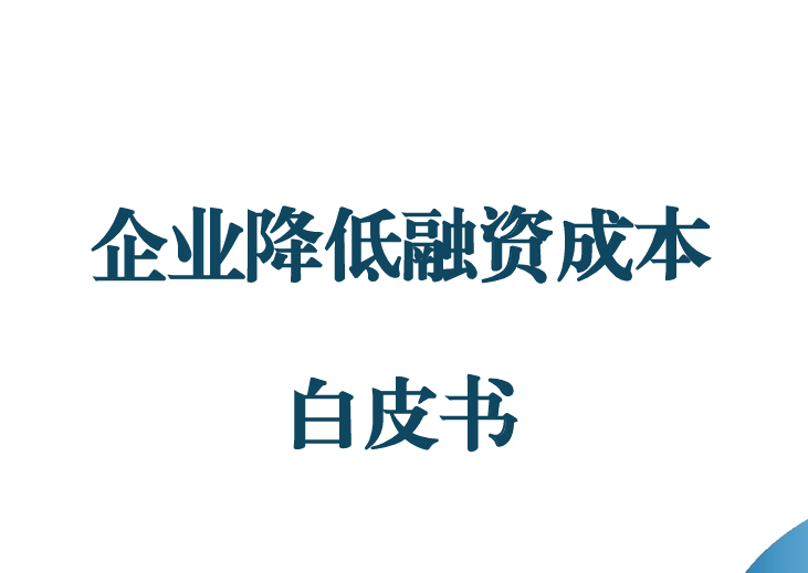企业降低融资成本白皮书（2025）