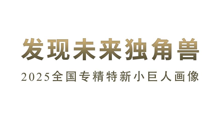 2025全国专精特新小巨人画像