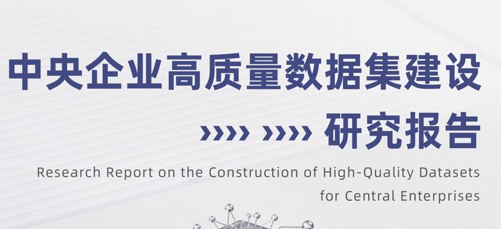 中央企业高质量数据集建设研究报告