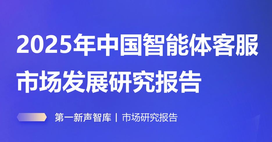 中国智能体客服市场发展研究报告