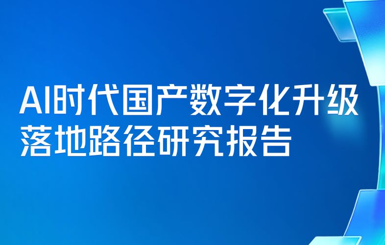 AI时代国产数字化升级落地路径研究报告