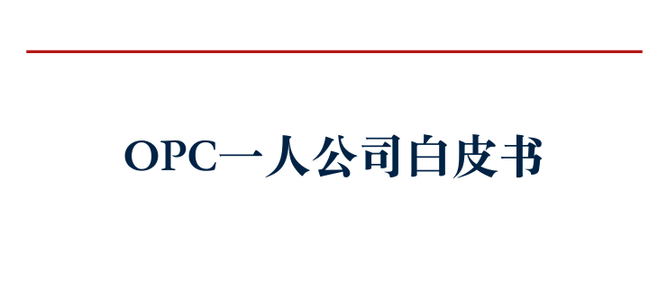 2026年OPC一人公司白皮书