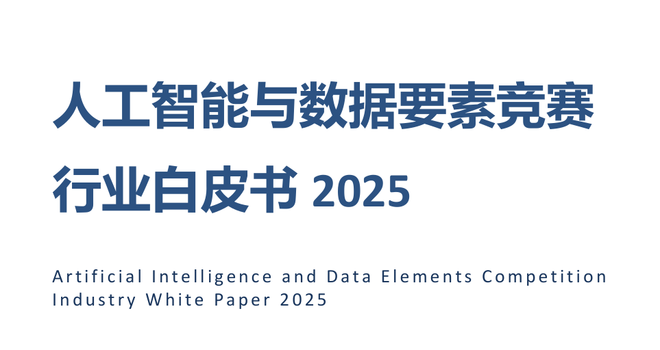 人工智能与数据要素竞赛行业白皮书2025