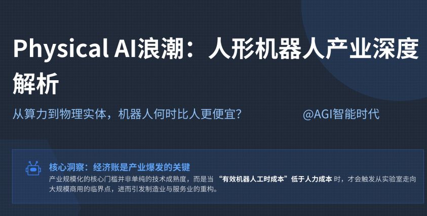 2026人形机器人产业深度解析报告